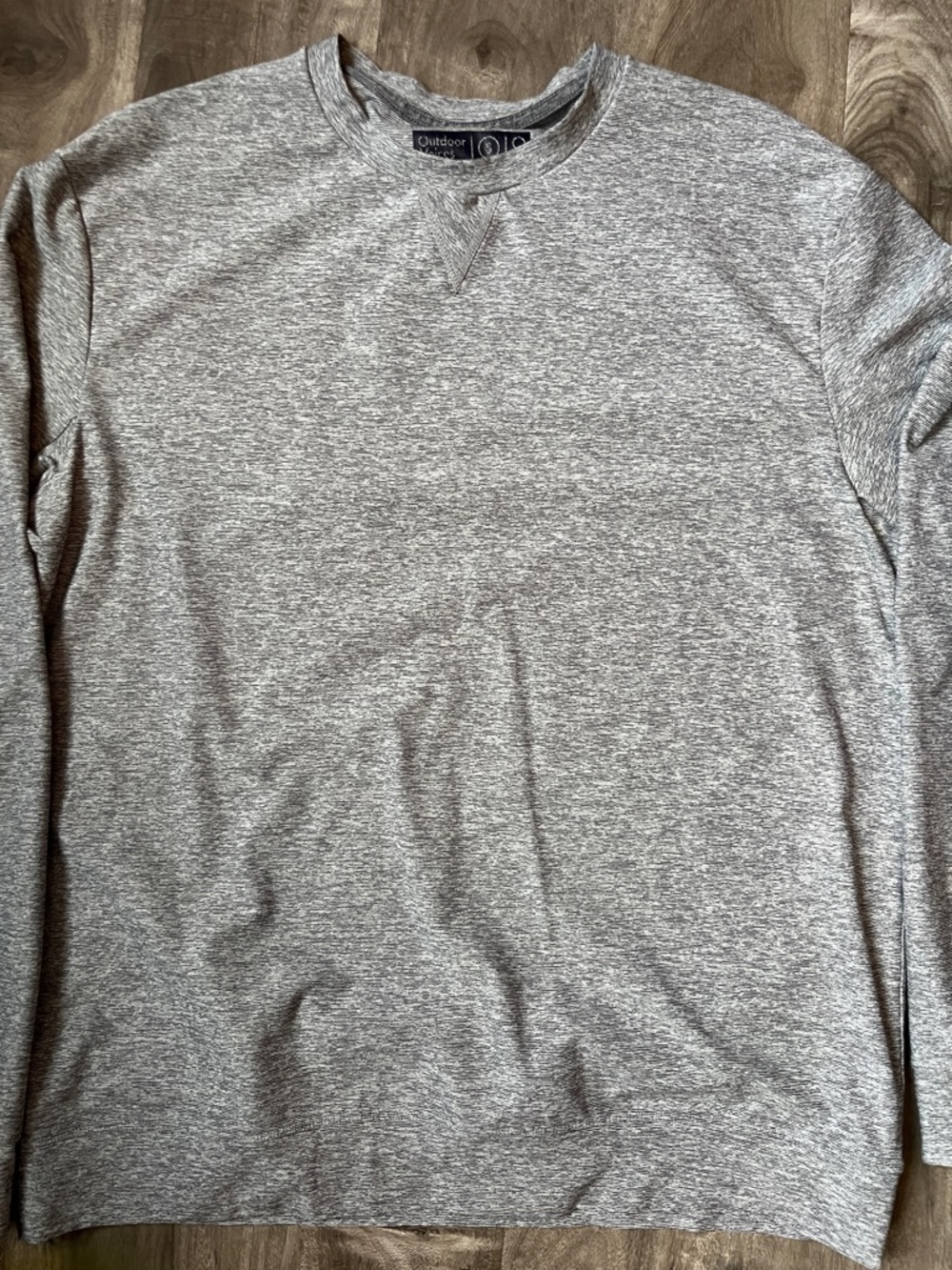 Outdoor Life Men’s Gray Heather Crew Sweatshirt